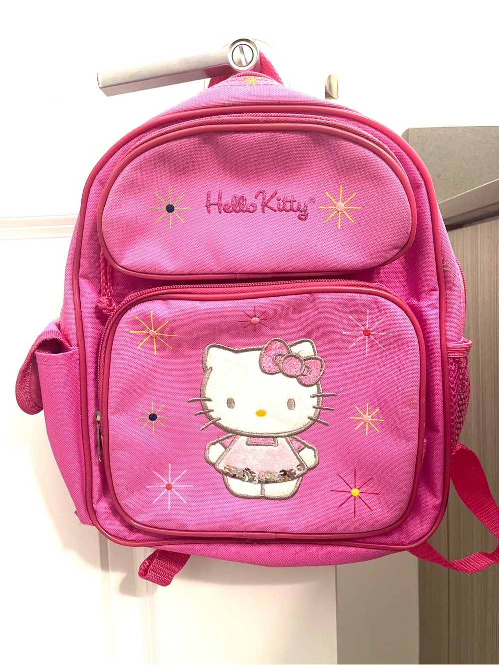 Hello Kitty Kids Pink Character Backpack